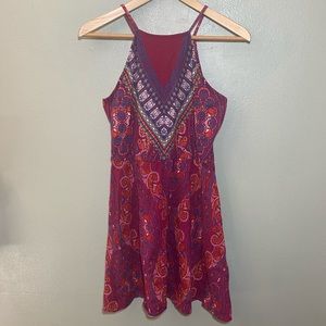 High Neckline Summer Dress